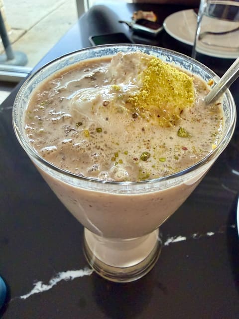 Jigarthanda in a glass