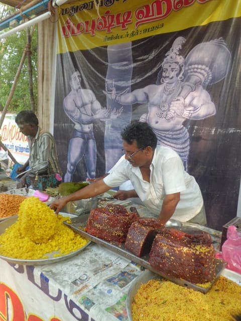 Halwa and snacks stall