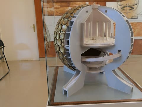 Exhibit at Auroville Visitors Centre