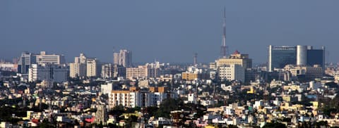 Buildings along Anna Salai, Chennai