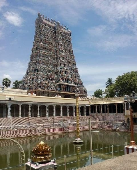 Golden Lotus tank and south tower