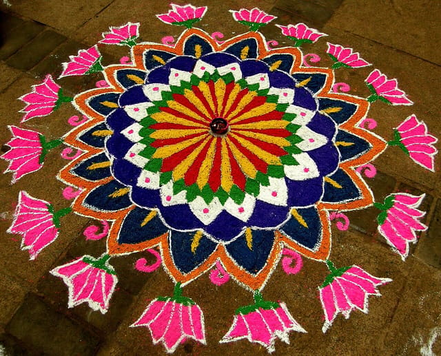 Rangoli,kolam,chennai,Tamil Nadu382