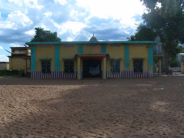 Thyagaraja samadhi in Thiruvaiyaru