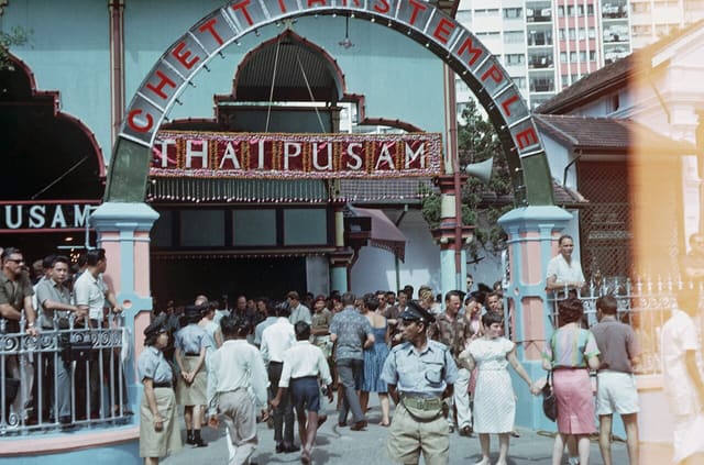 Thaipusam in Singapore January 1965 05