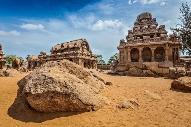 Five rathas mahabalipuram tamil nadu south india