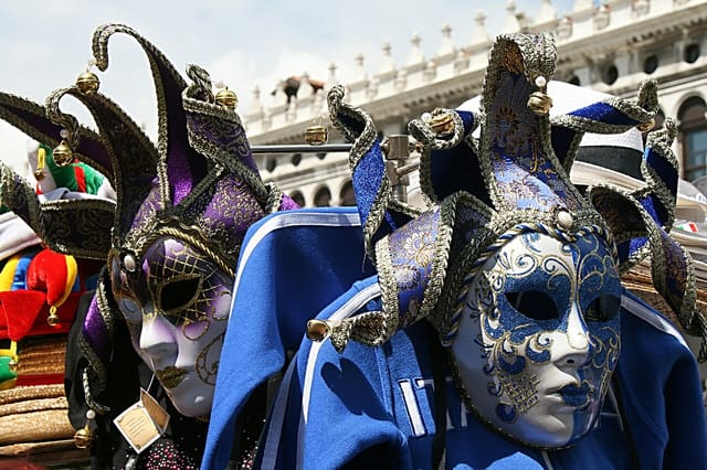Carnival masks Venice in 2011