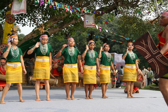 Wangla Dance Garo Tribe-001