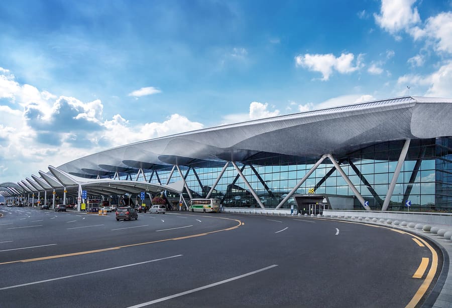 Terminal 2 of Guangzhou Baiyun International Airport