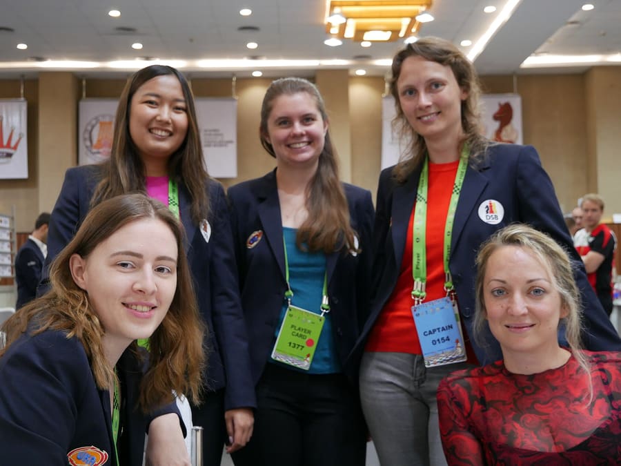 German team at the 2022 Chess Olympiad