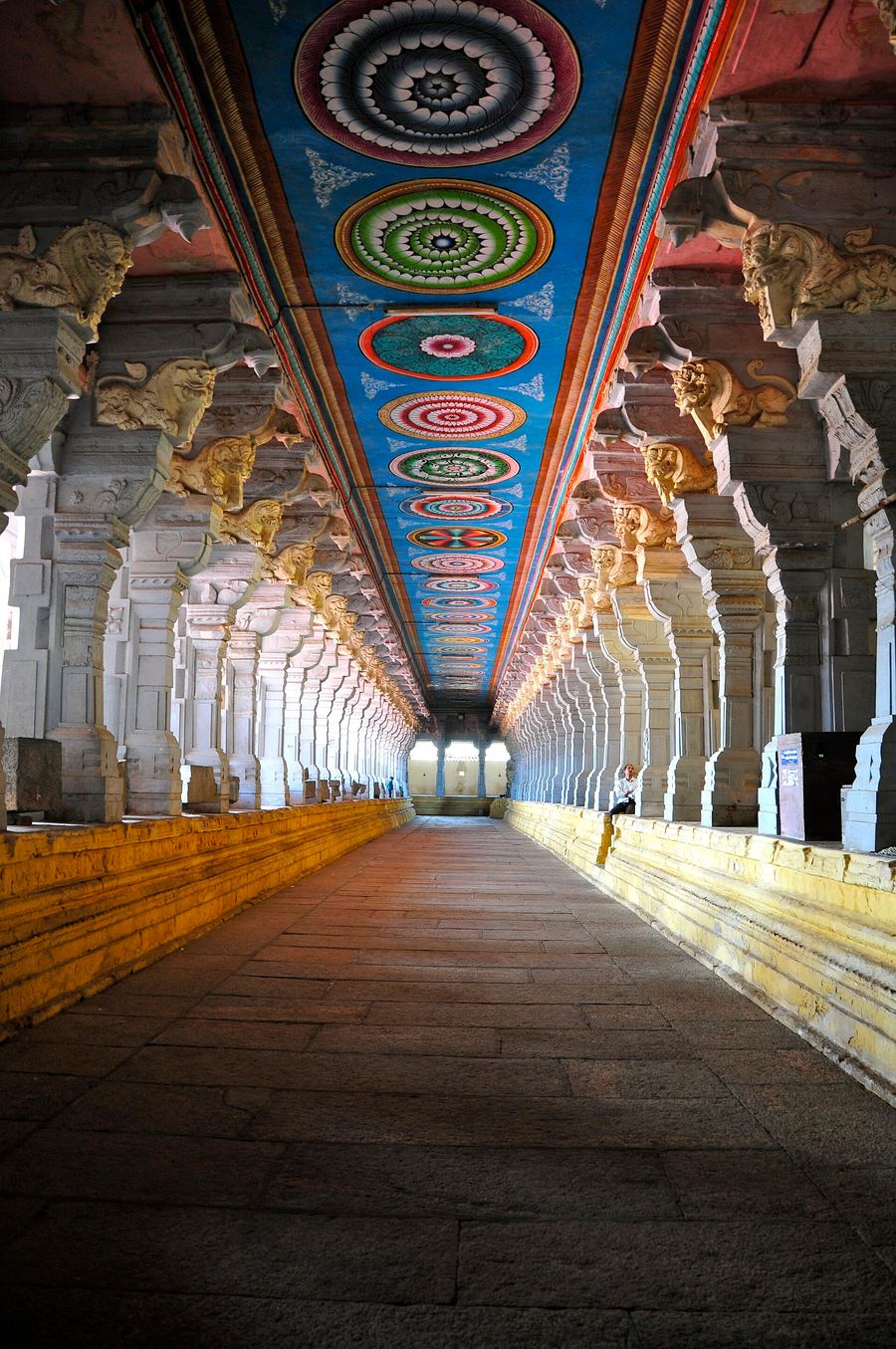 Rameswaram temple corridor