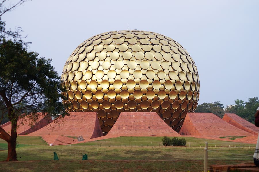 Matrimandir golden globe